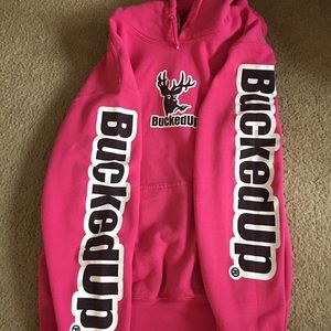 bucked up hoodie